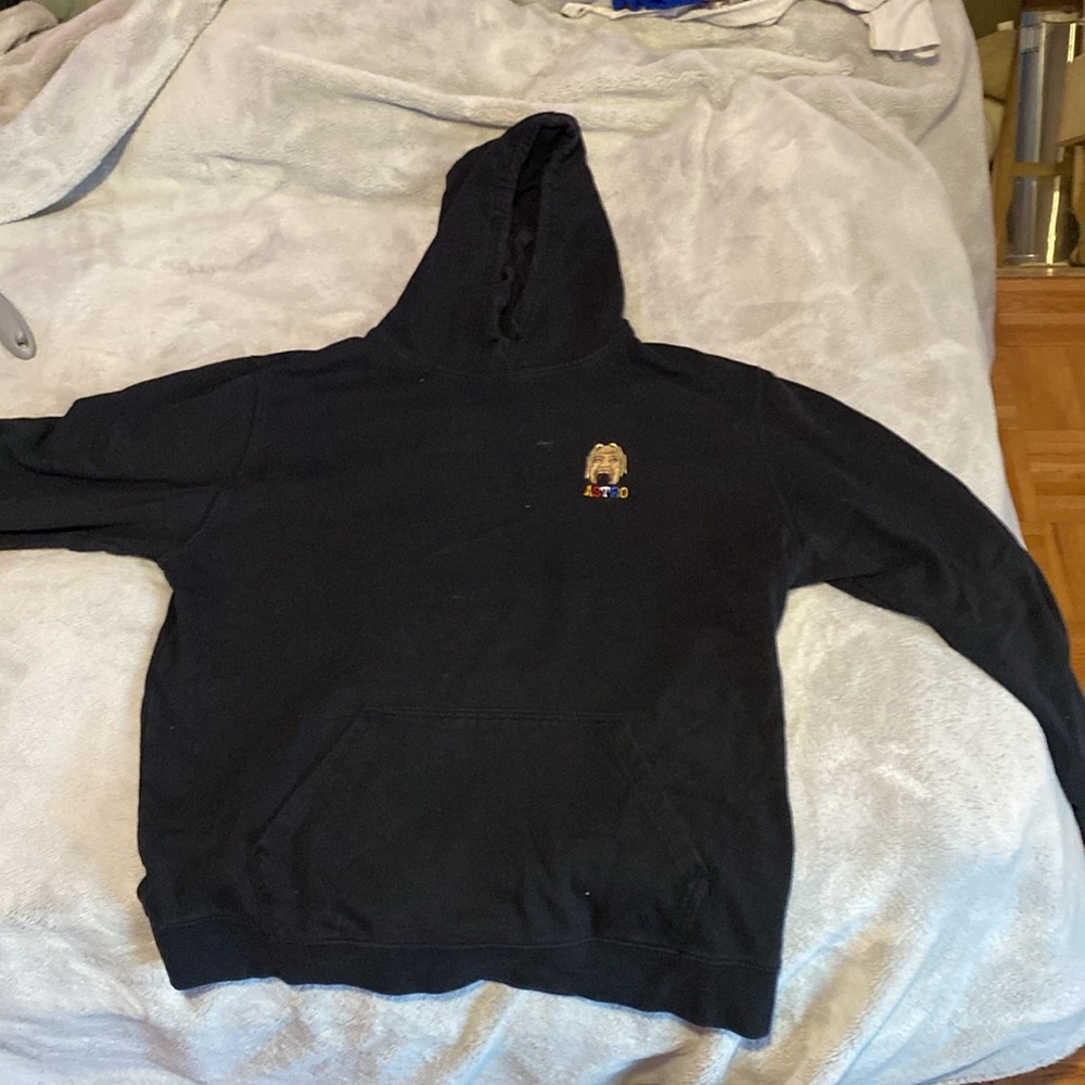 Travis Scott Astro world size large men’s black hoodie